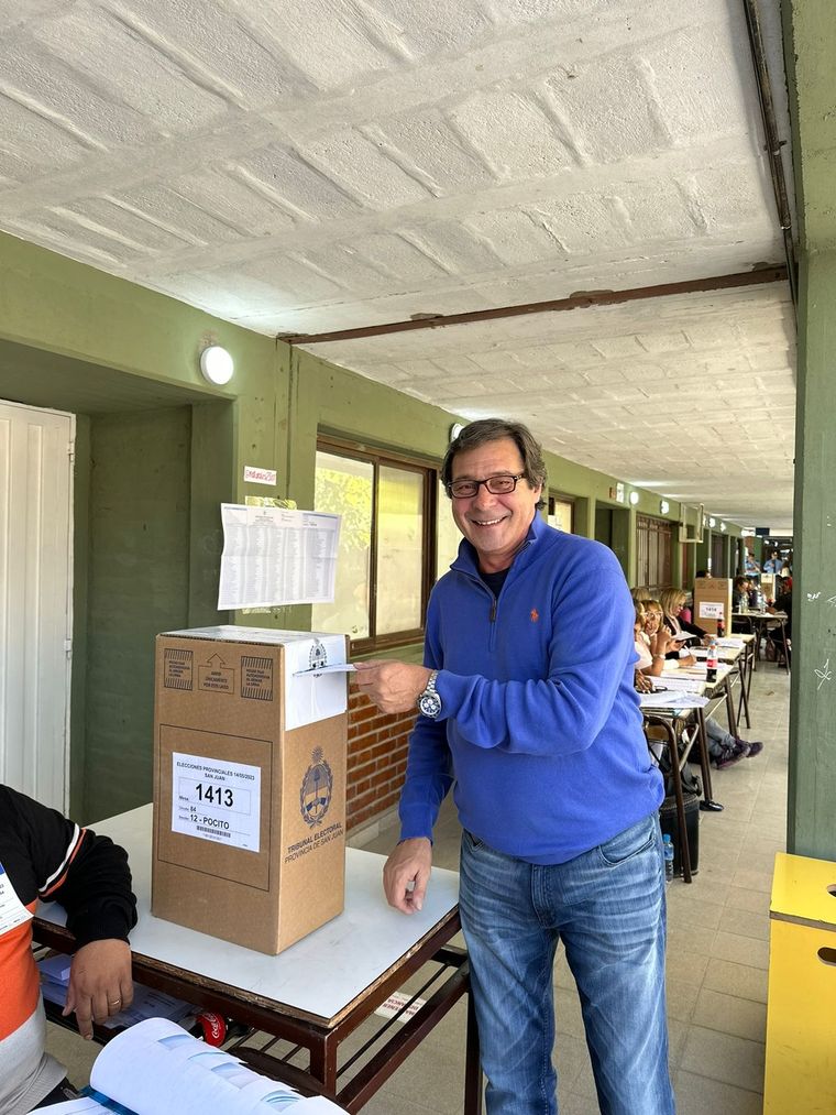 Rubén Uñac será el candidato a gobernador de Vamos San Juan. Foto: Twitter Rubén Uñac