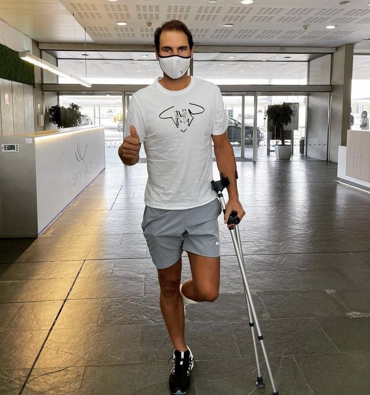 Rafa Nadal sigue recuperándose con miras a 2022 Foto: DPA