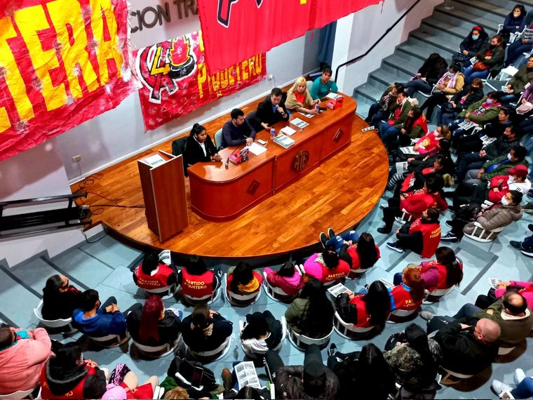 Juan Marino Juan Marino en un acto del Partido Piquetero Foto: Twitter Juan Marino