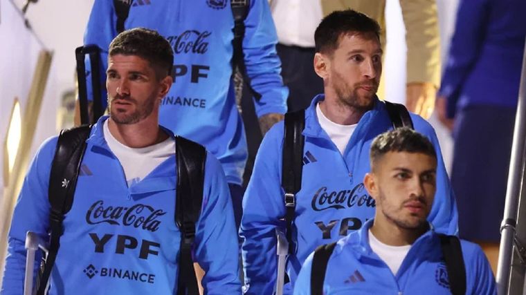 La Selección ya está en Doha.