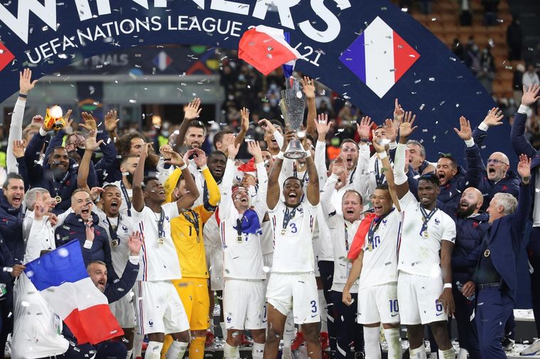 Francia es el nuevo campeón de la Nations League. Foto: EFE