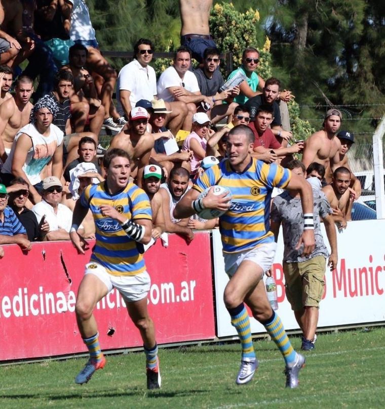 Los Cancelliere, Sebastián Cancelliere hoy juega en Escocia en el Glasgow Warriors y Martín es figura en Hindú, recientemente campeón.