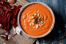 Porra antequerana Una sopa fría deliciosa para hacer en pocos pasos. Foto: Shutterstock