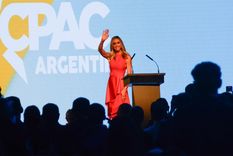 Lara Trump en la primera edición de CPAC Argentina Foto: Juan Mateo Aberastain/MDZ