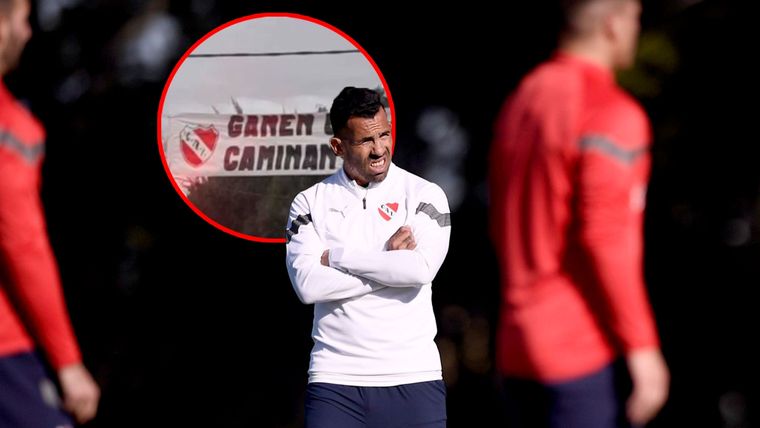 Amenazaron al plantel de Independiente, que tiene a Tevez como nuevo DT Foto: Independiente