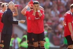 Ten Hag volvió a hablar de la polémica actitud de Cristiano Ronaldo de abandonar el estadio antes de que finalizara el partido que estaban jugando sus compañeros.