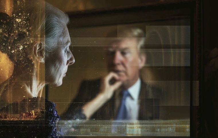 Europa creó a Estados Unidos y Donald Trump y ahora no se hace cargo. Foto : Midjouney