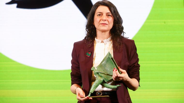 La ganadora del millón.