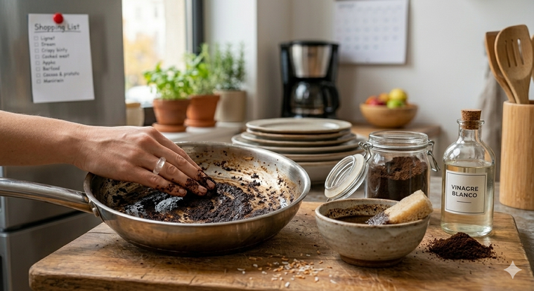 El truco de limpieza de la abuela. Fuente: IA Gemini.