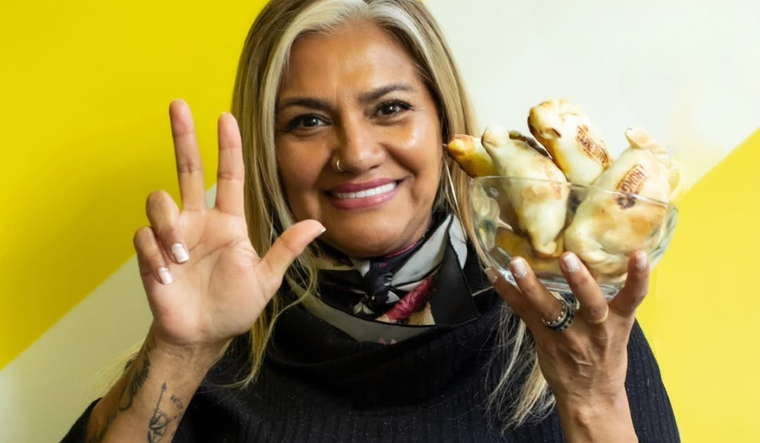 Gladys La Bomba Tucumana tiene su propio emprendimiento de empanadas. Foto: @labombaempanadastucumanas en Instagram