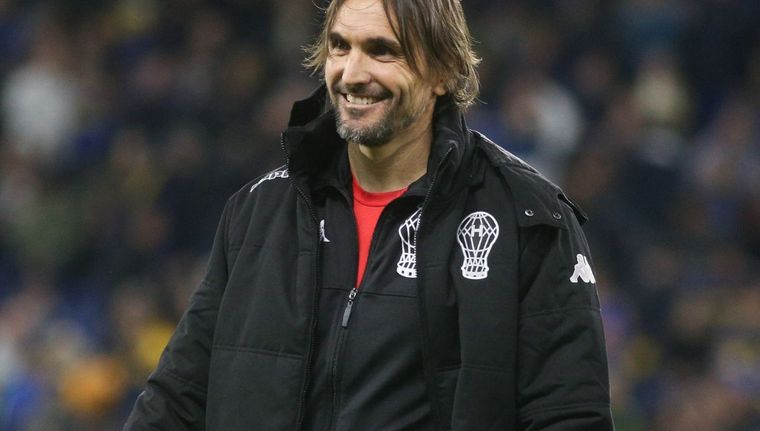 Diego Martínez analizó el presente de Huracán. Foto: NA