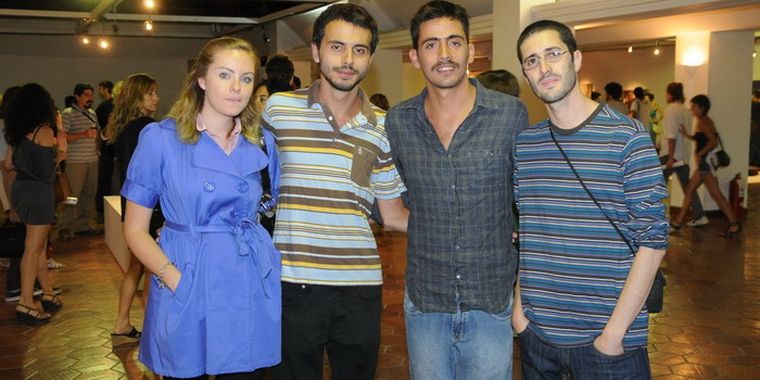 Hay que apoyar el arte cuyano, dijeron Marcela Giroldi, Octavio Tavares, Bernardo Pascale y Martín Endrizzi. Foto: Gentileza