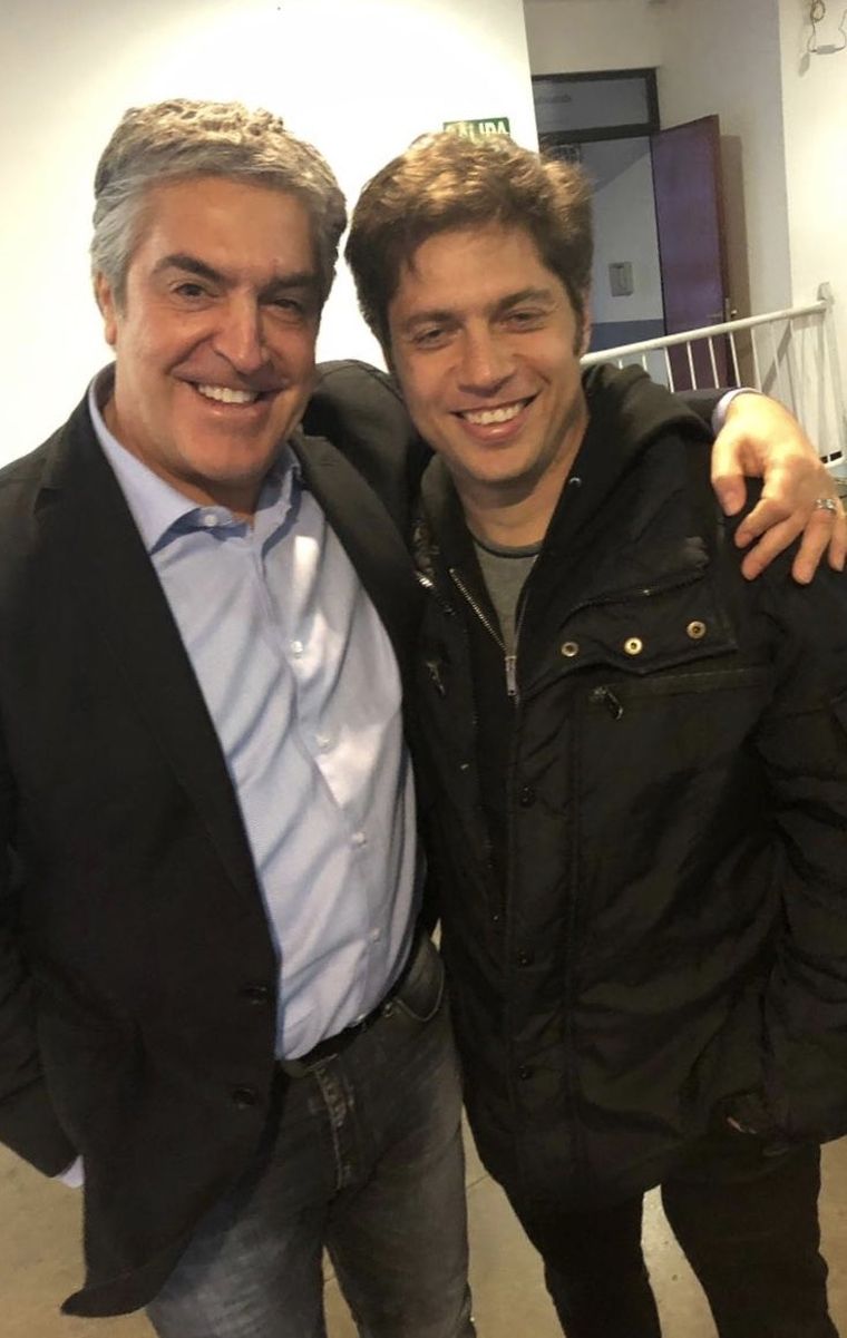 Dalbón junto a Axel Kicillof Foto: Twitter Gregorio Dalbón