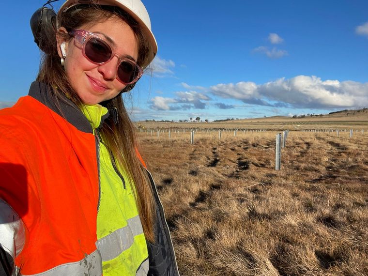 Agustina es cordobesa y se radicó en Australia.