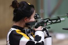 La china Qian Yang se quedó con el primer oro de Tokio 2020 Foto: COI