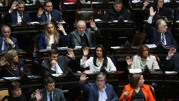 Malestar en la oposición por el reciente DNU anunciado por Javier Milei Foto: NA
