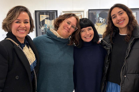 En Aristobula Casa de Arte se puede ver la nueva muestra de Laura Rudman. ¡Más fotos al final de la nota! En Aristobula Casa de Arte se puede ver la nueva muestra de Laura Rudman. ¡Más fotos al final de la nota!
