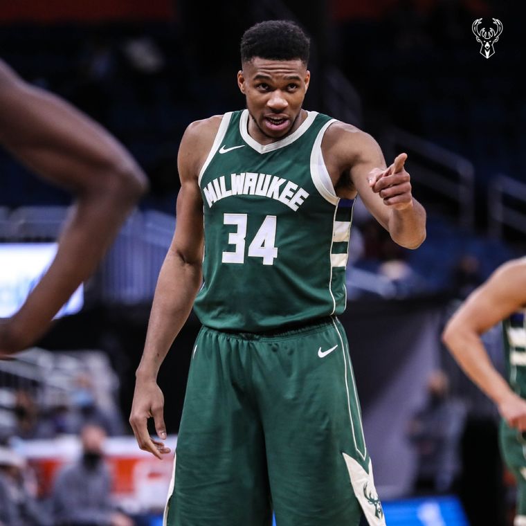 Giannis Antetokounmpo, figura de los Bucks. Foto: Milwaukee Bucks