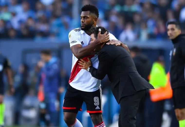 Miguel Ángel Borja dio detalles sobre su salida de River y su relación con Marcelo Gallardo.