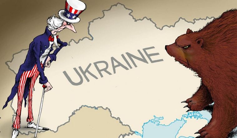 USA y Rusia y sus ensayos de poder en Ucrania. Foto: GisR.