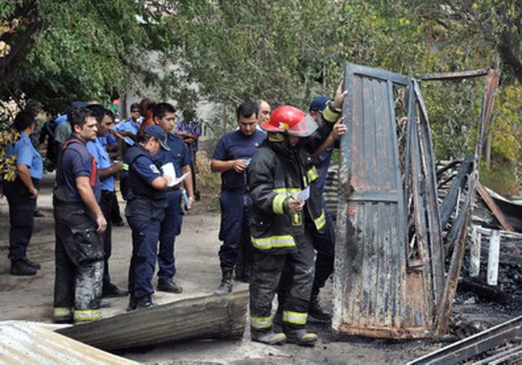 De la vivienda, no quedó absolutamente nada. Foto: Nacho Gaffuri / MDZ