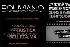 En la imagen cuatro imágenes con cuatro momentos de las canciones Lamento boliviano (Alcohol Etílico), Vulnerable (Gauchito Club), Te acordás? (Setas) y Sabés dónde encontrame (Pasado Verde).
