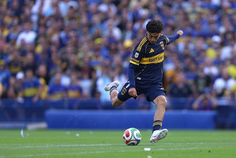 El Changuito Zeballos fue una de las grandes figuras de Boca en el Superclásico.