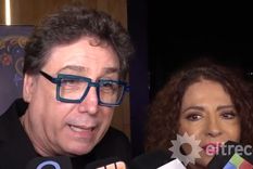 Oscar Mediavilla y Patricia Sosa fueron entrevistados por un móvil de Puro Show.