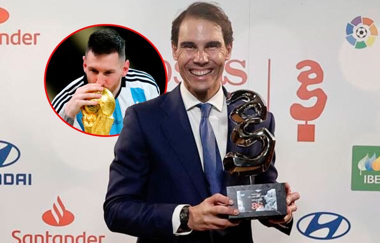 Rafa Nadal contó que se emocionó luego de que Messi le metiera el 3-2 a Francia en la final.