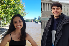 Martina Bahiana Basgall Sequeira e Ian Valentín Gottlieb Godoy Garraza: Los dos estudiantes argentinos que fueron seleccionados entre los mejores 50 del mundo. Foto: Fotos aportadas por los entrevistados