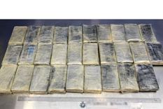 Cocaína en Australia Se trata de 900 kilos incautados de un barco que salió de Rosario Foto: Australian Federal Police