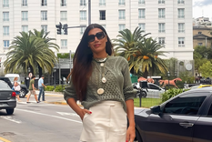 Flor de la V y su look perfecto para media estación. Foto: Instagram: flordelave