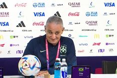 La cara de Tité cuando fue consultado sobre Neymar. Foto: Captura