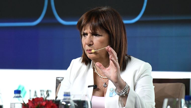 La ministra de Seguridad, Patricia Bullrich, adelantó que el Gobierno trabaja en una medida drástica contra la empresa estatal Intercargo. Foto: Rodrigo DAngelo / MDZ