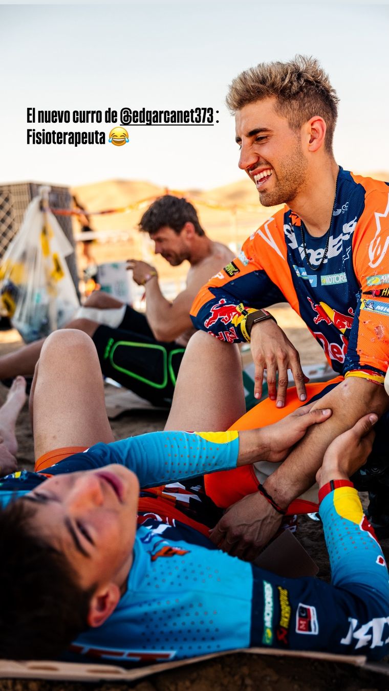 El divertido posteo de Luciano Benavides sobre el “nuevo curro” de Edgar Canet.