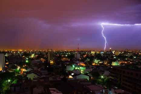 Se vienen tormentas en Buenos Aires. Foto: Shutterstock