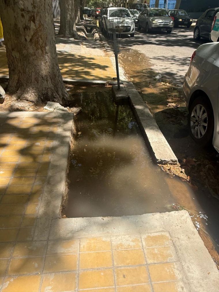 Acequia tapada en Ciudad