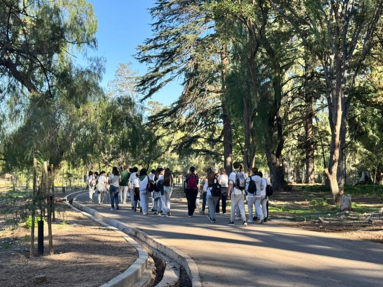 Una escuela de Mendoza visitó el Ecoparque