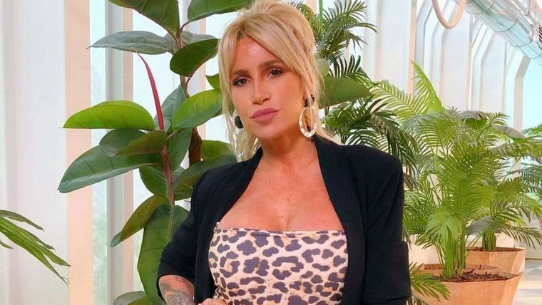 Florencia Peña insiste en el animal print y nosotras queremos clonarla al completo. Foto: Big Bang! News