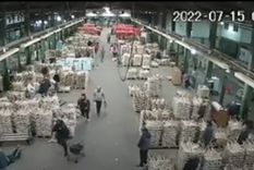 El hecho fue captado por las cámaras de seguridad