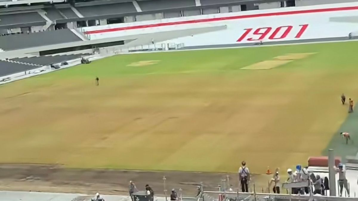 El preocupante estado del campo de juego del Monumental tras los shows de AC/DC, a horas de River-Belgrano