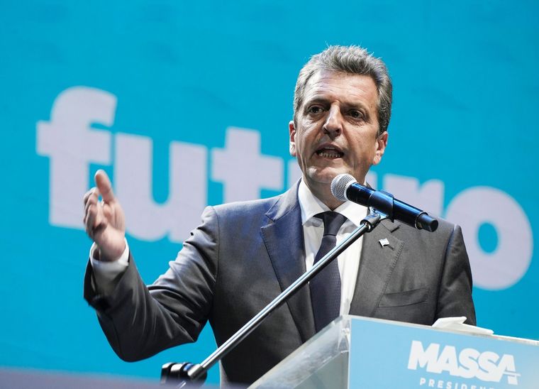 Sergio Massa realizó un acto en el Gran Rex Foto: Noticias Argentinas