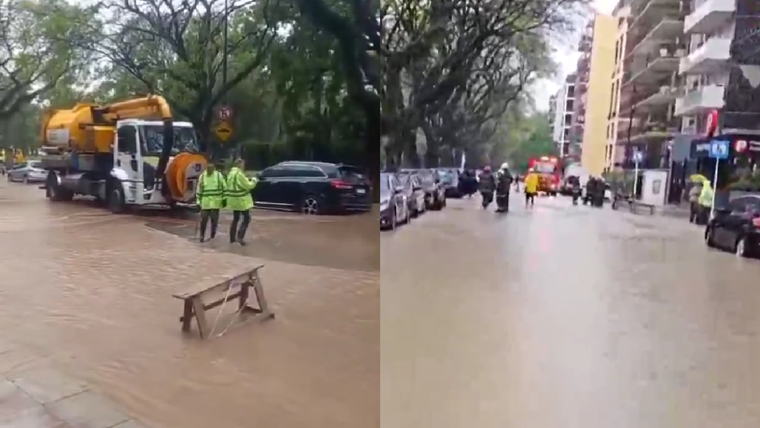 Este viernes, se registró la rotura de un caño maestro en Belgrano.&nbsp;