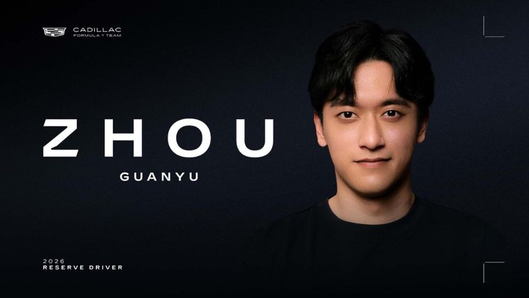 Cadillac F1 Team completa su formación: Guanyu Zhou se suma para 2026q