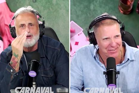 Los periodistas y un nuevo cruce en vivo. Los periodistas y un nuevo cruce en vivo.