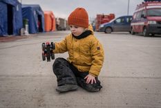 Cientos de miles de niños han salido de Ucrania por la guerra Foto: Unicef.