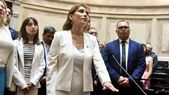 Cristina López, la senadora fueguina de Unión por la Patria que protagonizó un escándalo por uno de los despachos. Cristina López, la senadora fueguina de Unión por la Patria que protagonizó un escándalo por uno de los despachos.