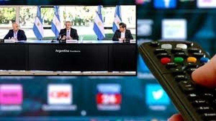 Alberto Fernández y un anuncio con altísima medición de rating