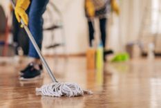 Hay trucos para que la limpieza de los pisos sea más eficaz Foto: Shutterstock