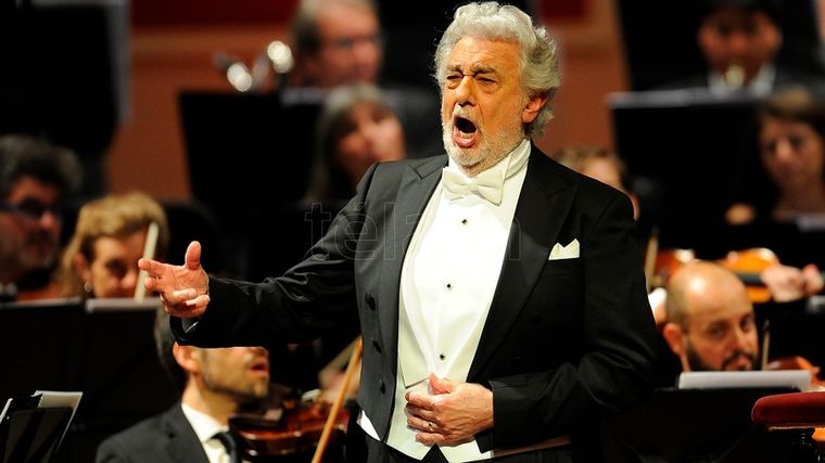 Ovación a Plácido Domingo en Argentina Foto: Télam